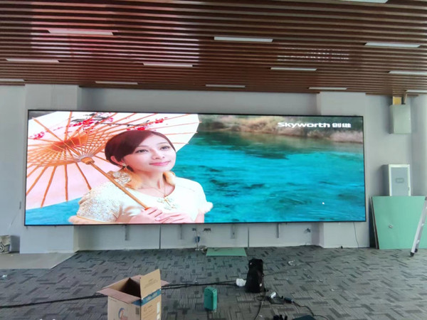 酉阳P1.53led小间距屏安装案例